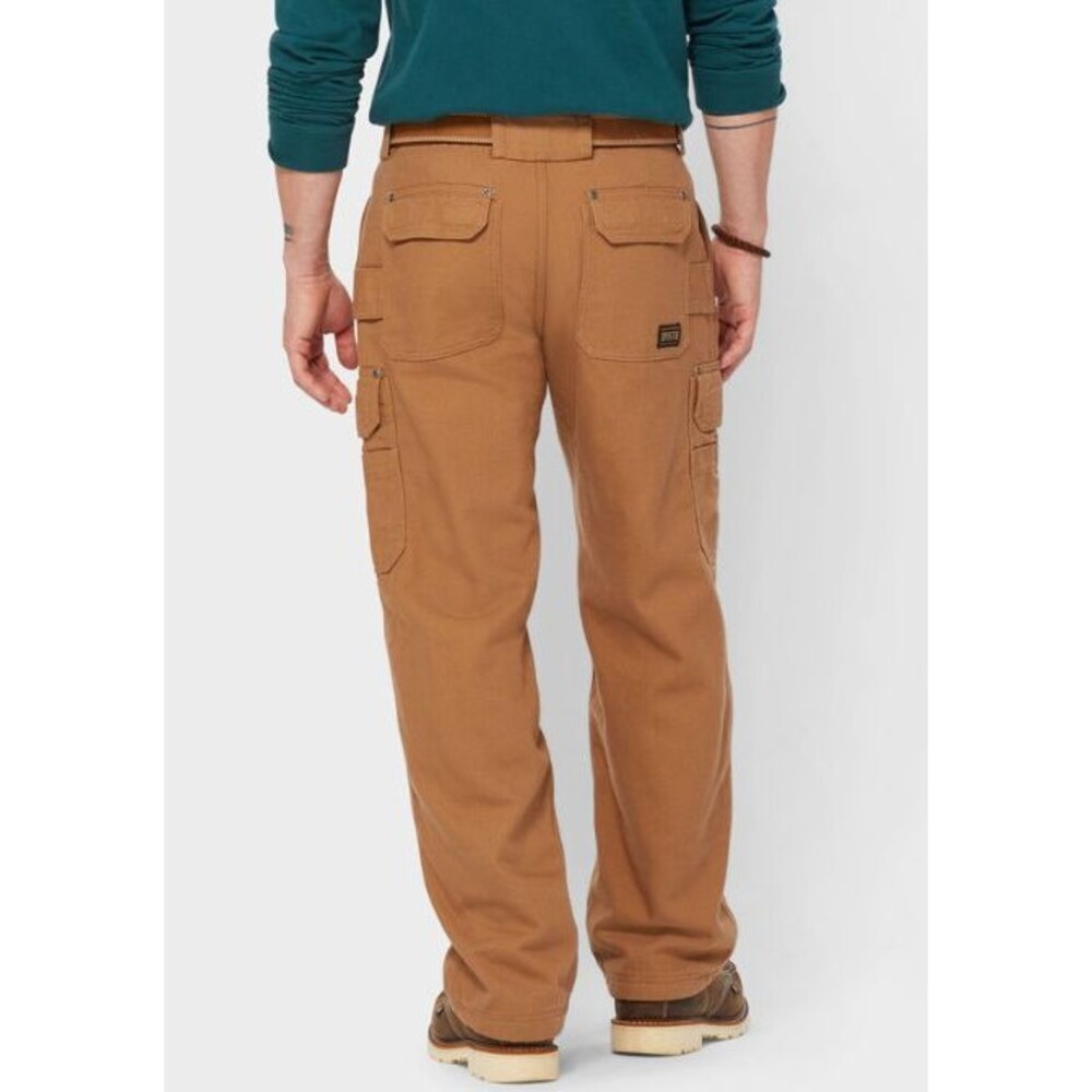 NWT Duluth Men's Firehose Relaxed Fit Fleeced Lined Cargo Work Pant 40 x 34 - Picture 2 of 8